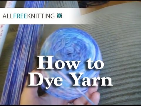 How to Dye Yarn: Symmetrical Colorways