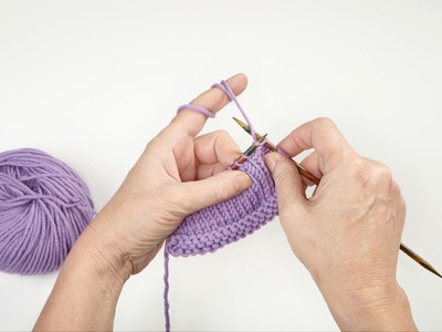 How-to Knit * Basics #04 * Knit stitch * Garter stitch
