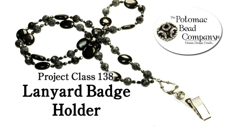 How to Make a Beaded Lanyard Badge Holder
