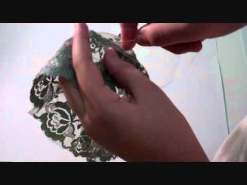 How to make a flower lace for a headband Part 1