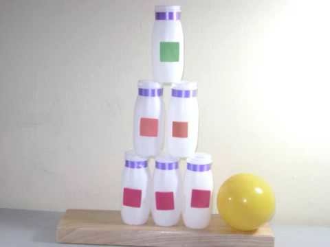 How to make a recycled carnival Bottle Stand game - EP