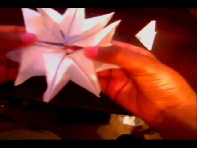 How to make a simple origami firework