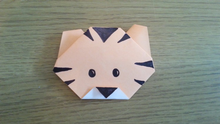 How To Make A Simple Origami Tiger