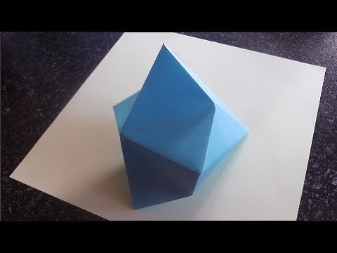 How to make an Origami Diamond | Easy
