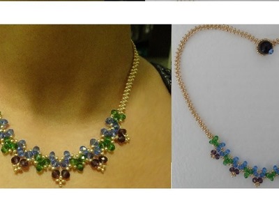 How to make necklace with just beads and thread