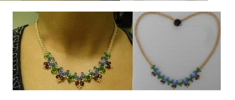 How to make necklace with just beads and thread