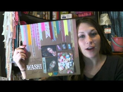 Joanns scrapbook haul, The scrap yard (washi tape haul), & Some finished projects!