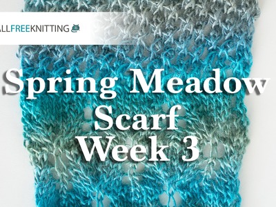 Knit Along: Spring Meadow Scarf Week 3