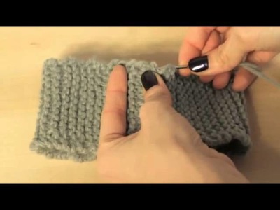 Knitting  How to Seam Ends Together to Join Cast On and Bind Off Edges - YouTube
