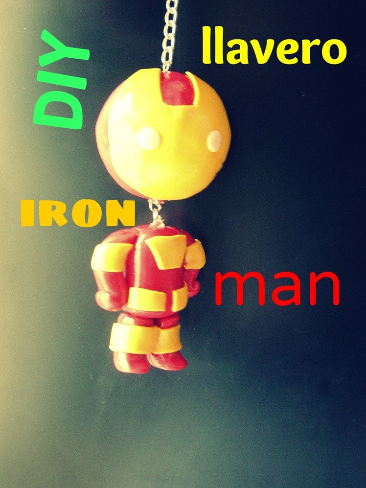 Llavero iron man- gift idea boyfriend ( DIY) how to.