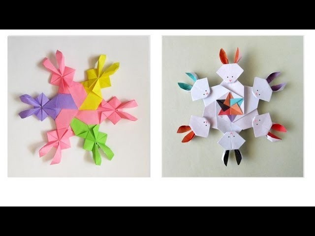 Origami Bunny-go-round -Ronda de conejos