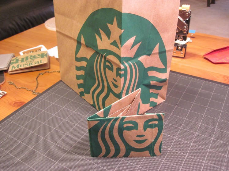 Origami Starbucks Paper Bag Wallet