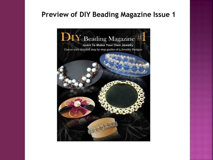 Preview of DIY Beading Magazine Issue 1 (iPad Newsstand)