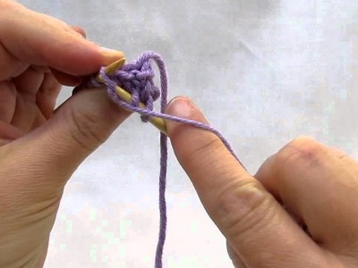 Really Clear: How to Purl, English Style (yarn in the right hand) (cc)