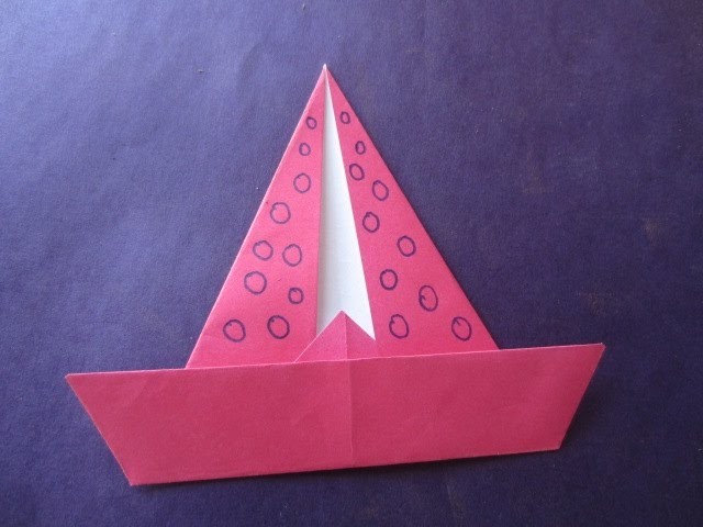 Sail-Boat-kids like simple craft art