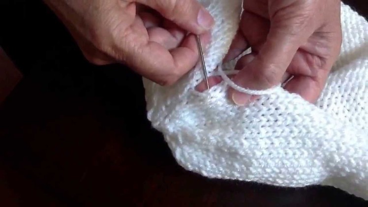 Seamless sewing for knitted projects