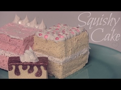 Squishy Cake Slice - How To - Homemade Squishies!