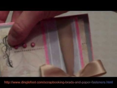 Using Scrapbooking Brads or Paper Fasteners