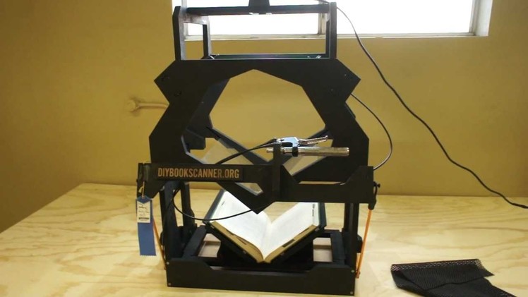 BETA DIY Book Scanner Kit Demo and Walkthrough