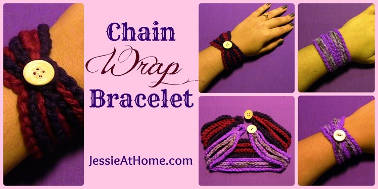 Chain Wrap Bracelet ~ Crochet Pattern