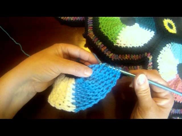 Crochet Lattice Stitch for Wheel Afghan