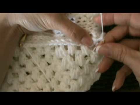 Crochet Vintage Inspired Puff Stitch Hat #4