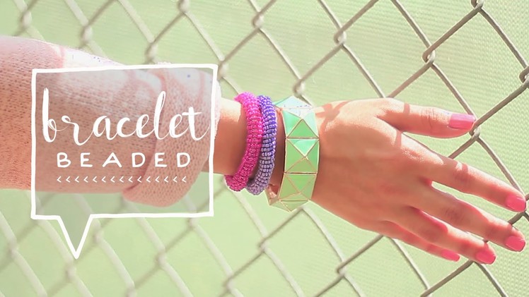 DIY Colorful Beaded Friendship Bracelets (Super Easy)
