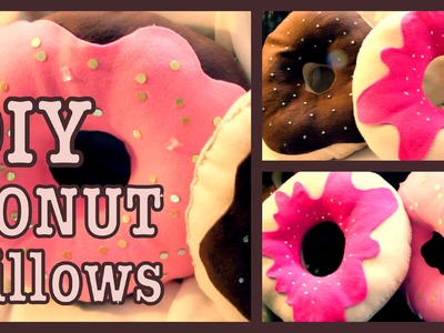 DIY Donut PILLOWS! Cute & Decorative
