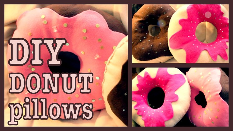 DIY Donut PILLOWS! Cute & Decorative