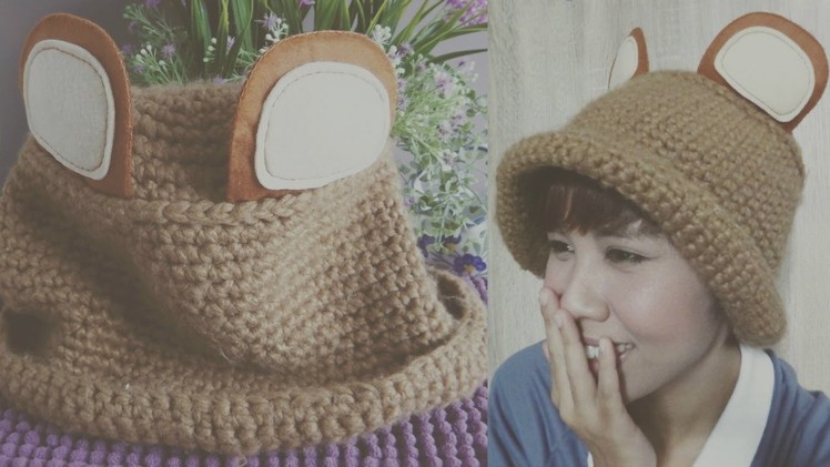 DIY FASHION: 2 Minute K-Pop Bear Hat (Upcycle Your Old Hats)