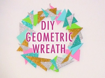 DIY Geometric Wreath