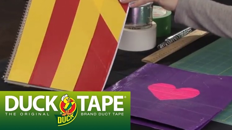 Duck Tape Craft Ideas: How to Make a School Folder