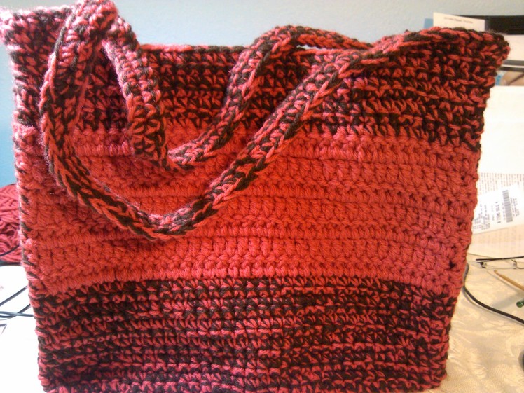 Easy Beginner crochet bag