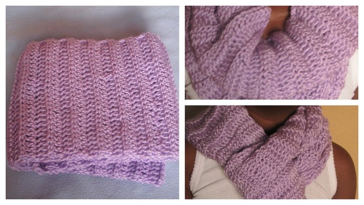 Easy Crochet scarf for beginners