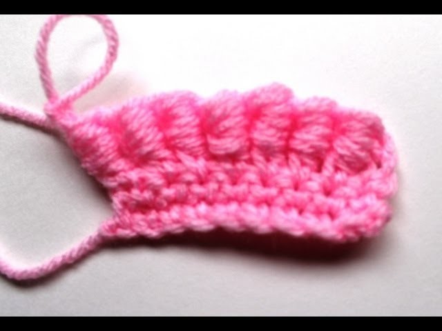 Easy to #crochet #Bullion Stitch (Punto gusano)