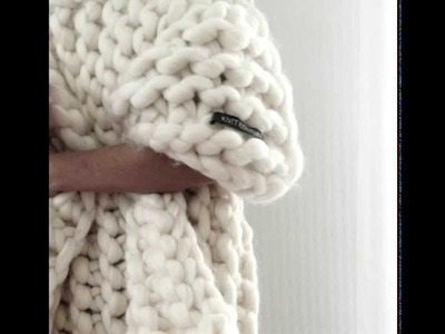 Extrem knitting | Chunky knit blanket | Big in Japen | Ane Brun