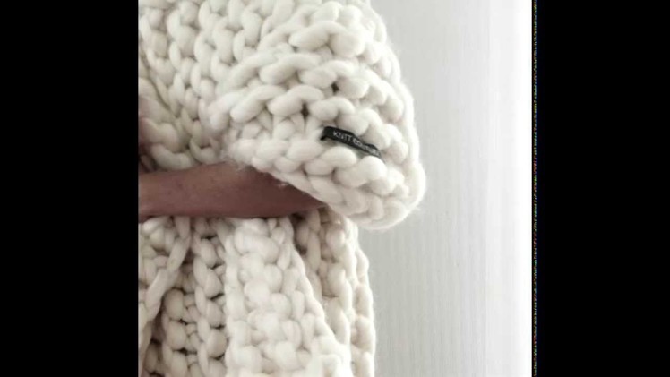 Extrem knitting | Chunky knit blanket | Big in Japen | Ane Brun