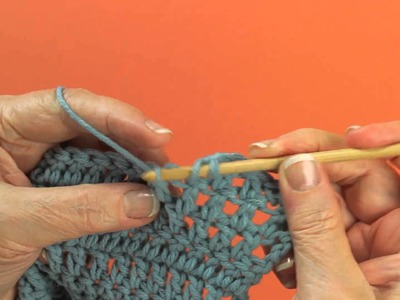 Front Post Half Double Crochet Technique