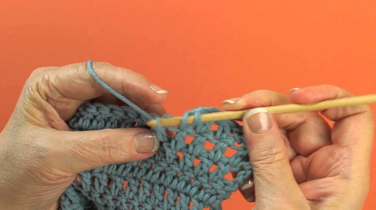 Front Post Half Double Crochet Technique