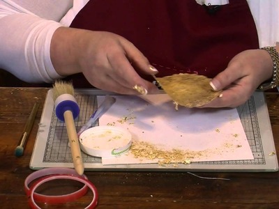 How to -  Applying Gilding Flakes Stephanie Weightman for Hobbycraft