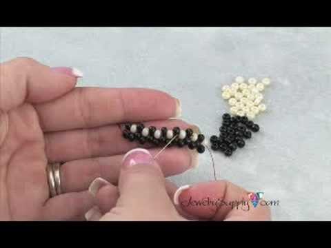 How to create an Even Count Peyote Stitch - beading