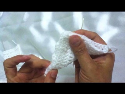 How to crochet baby booties by rose