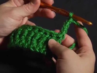 How to Crochet Left-Handed: Treble Crochet (tr or trc)
