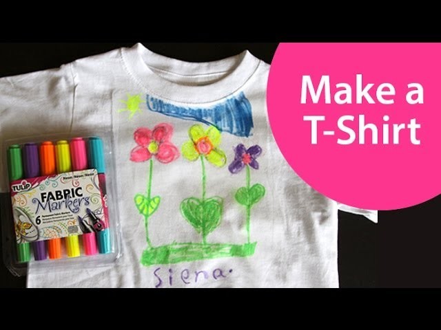 How to Design a T-Shirt - Craft Show for Kids