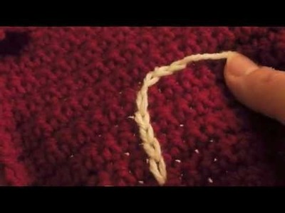 How to Embroider a Chain Stitch