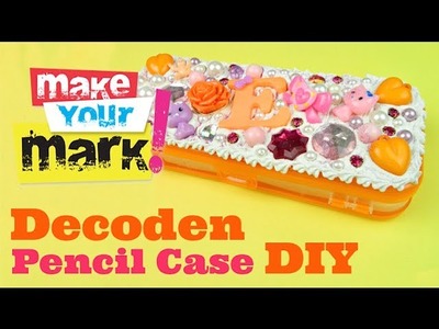 How to Make a Decoden Pencil Case DIY Tutorial