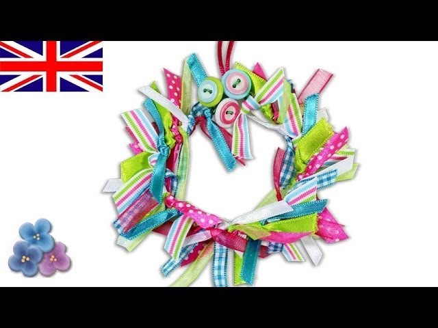 How to Make a Ribbon Wreath DIY *Christmas Decorations* Homemade Christmas Ornaments Mathie