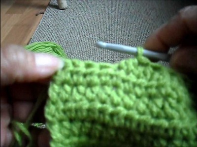 How to make crochet sock pt.3