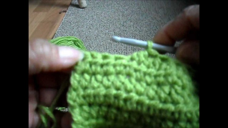 How to make crochet sock pt.3