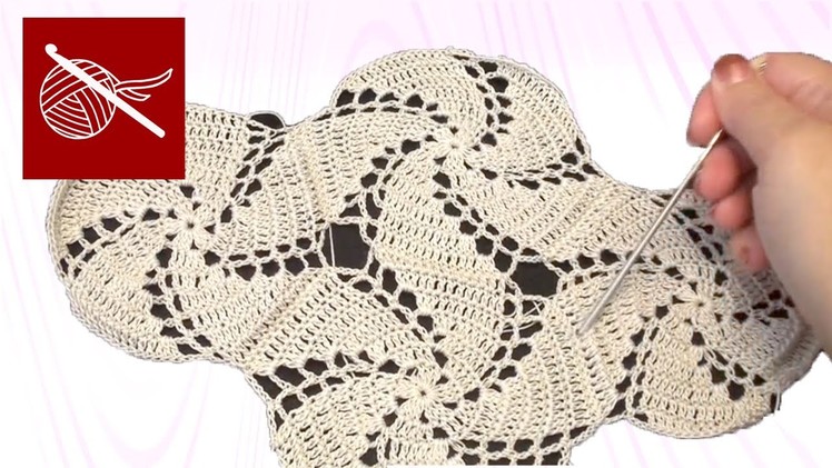How to make Crochet Thread Swirl Joined Crochet Geek
